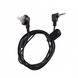 Комплект шнур + наушник для карманного слухового аппарата Axon микро-Джек 2.5 мм 3pin Чорний