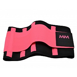 Пояс компрессионний MadMax MFA-277 Slimming belt Чорний/неоново-рожевий S