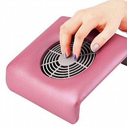 Витяжка для манікюру Nail Dust Collector вентилятор + 3 мішочки Фіолетовий (707335972A)