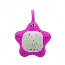 Генератор білого шуму для немовлят Зірочка А1 з проектором зоряного неба Рожевий (STG-A1-Pink)