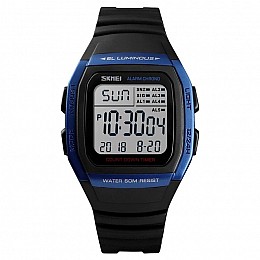 Наручні чоловічі годинники Skmei 1278 Blue (12352-hbr)