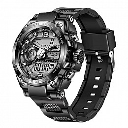 Наручные часы мужские Lige Sport LG8922 Black (15249-hbr)