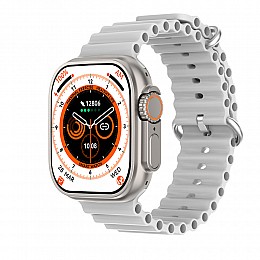 Смарт-часы водонепроницаемые SmartX 8 Ultra белые (SWS8UW)