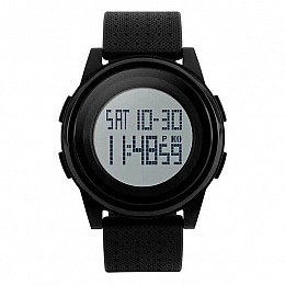 Часы наручные Skmei 1206 Black - White (12370-hbr)
