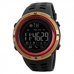 Часы наручные мужские Skmei 1250 Gold Red, 1250RD (12334-hbr)