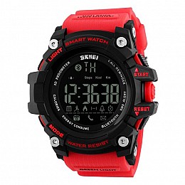 Наручные мужские смарт часы Skmei 1227 Red (12374-hbr)