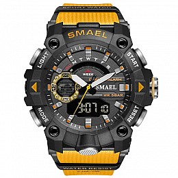 Часы наручные мужские Smael 8040 Orange (15158-hbr)