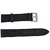 Ремешок для часов кожаный под крокодила Mykhail Ikhtyar ширина 24 мм Черный (S24-618S black)