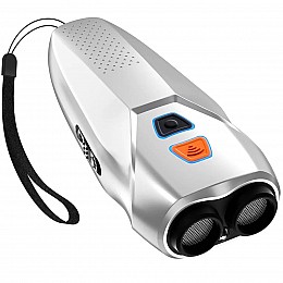 Мощный аккумуляторный ультразвуковой отпугиватель собак с фонариком Repeller PU-70 /8669 Ultrasonic Dog