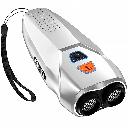 Мощный аккумуляторный ультразвуковой отпугиватель собак с фонариком Repeller PU-70 /8669 Ultrasonic Dog