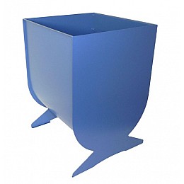 Урна мусорний бак для вулиці Ferrum №5 Brilliant Blue (У05)