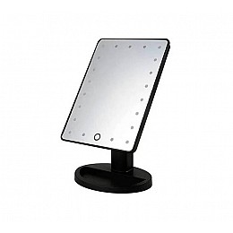 Настільне косметичне дзеркало для макіяжу з підсвічуванням Magic Large LED Mirror NJ-230/0172 Чорне