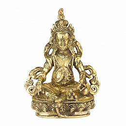 Статуя Дзамбалы (Будды Богатства) Бронза Ручная работа Kailash 15 см (26772)