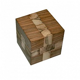 Дерев'яна головоломка Круть Верть Чудо-куб 8х8х8 см (nevg-0002)
