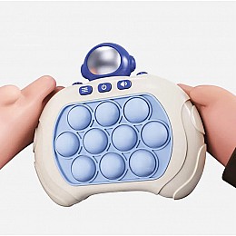 Електронна приставка консоль Quick Push Game приставка гри Pop It антистресова тік ток іграшка Astronaut