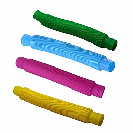 Развивающая сенсорная детская игрушка Pop Tube антистресс поп туб набор 4 шт POP-TB-28