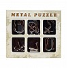 Набір головоломок металевих "Metal Puzzle" Bambi 2116 6 штук в наборі Сірий