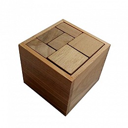 Деревянная головоломка Круть Верть Гала куб 6.5х7х7 см (nevg-0024)
