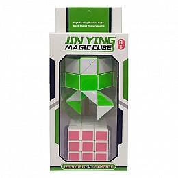 Кубик со змейкой Bambi T1110 в коробке Зеленый