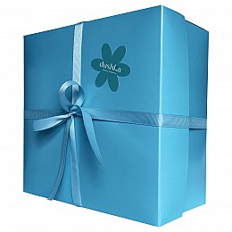 Коробка картонная Dushka 20х20х10 см Голубая