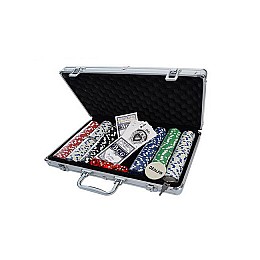 Покер настольная игра "Poker Game Set" (D4) в чемодане Maxland N