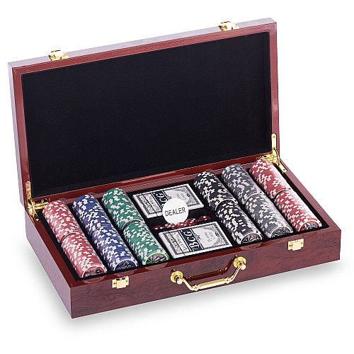 Набір для покера в MDF чемодані SP-Sport LAS VEGAS W300N