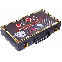 Набор покерных фишек в кейсе №200S-C 200 фишек Poker Range Black (10517-hbr)