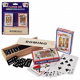 Настільна гра Доміно і дві колоди карт MIC (A140)