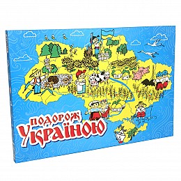 Настільна гра Strateg Подорож по Україні українською мовою (59)