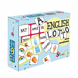 Розвиваюча настільна гра "Лото англійська/English lotto" УМНЯШКА 2118-UM 48 фішок