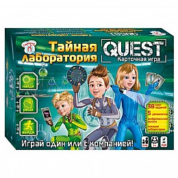 Настольная игра Тайная лаборатория Quest Ranok Creative 12221002