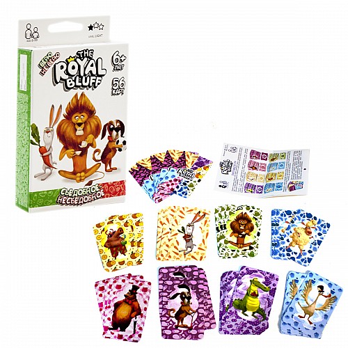 Карточная игра The Royal Bluff съедобное-несъедобное рус Dankotoys (RBL-02-01)