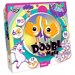 Настольная развлекательная игра "Doobl Image" Danko Toys DBI-01 большая укр Unicorn