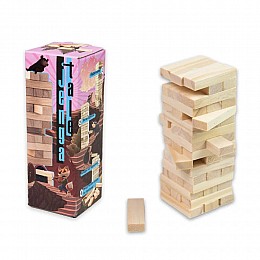Настільна гра Jenga Tale 48 блоків укр Strateg (30966)