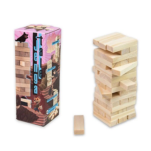 Настільна гра Jenga Tale 48 блоків укр Strateg (30966)