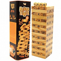 Развивающая настольная игра "NUMBER TOWER" Danko Toys NT-01U Укр