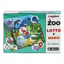 Гра настільна Зоопарк Лото+Мемо MiC (ME5032-21 EN)