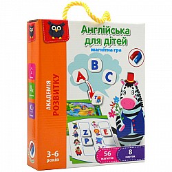 Игра развивающая "Английский для детей" Vladi Toys VT5411-09 магнитная