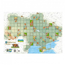 Настольная игра Feelindigo Карта Украины для игры Каркасон Carcassonne (20826)