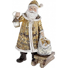 Фігура Santa Claus золотий 24.5 см BonaDi DP97735