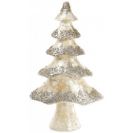 Декоративна новорічна ялинка Сніжна красуня шампань Bona DP42762