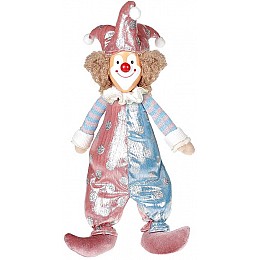 М'яка іграшка Клоун Тіффані 19х13х48 см рожевий з блакитним Bona DP42536