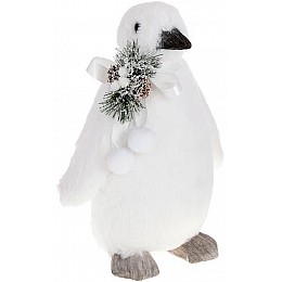 Игрушка новогодняя Белый пингвинчик 36 см Bona DP114254