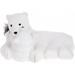 Интерьерная новогодняя игрушка Медвежонок с мамой 52 см Bona DP114236