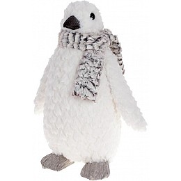 Интерьерная новогодняя игрушка Нарядный пингвин 36 см Bona DP114229