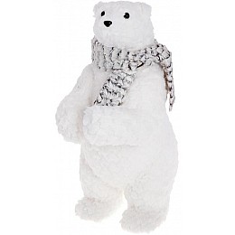Інтер'єрна новорічна іграшка Ведмідь полярник 50 см Bona DP114231