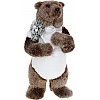 Інтер'єрна новорічна іграшка Ведмідь 43 см хутрова Bona DP114226