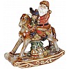 Декоративная статуэтка Санта с малышом на лошадке 13х5.5х14см Bona DP69421