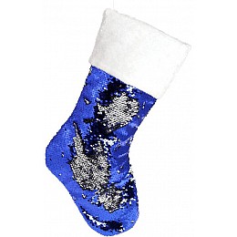 Декоративний носок для подарунків Полярна ніч з пайєтками Bona DP69571
