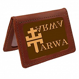 Обложка для водительских документов удостоверений ID паспорта TARWA RB-5511-4sa Коньячный